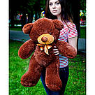 Плюшеві ведмеді Плюшевий ведмедик 1 МЕТР, Рожевий, фото 2