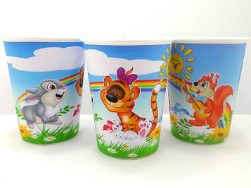 "Звірята" - Стаканчики 250 мл
