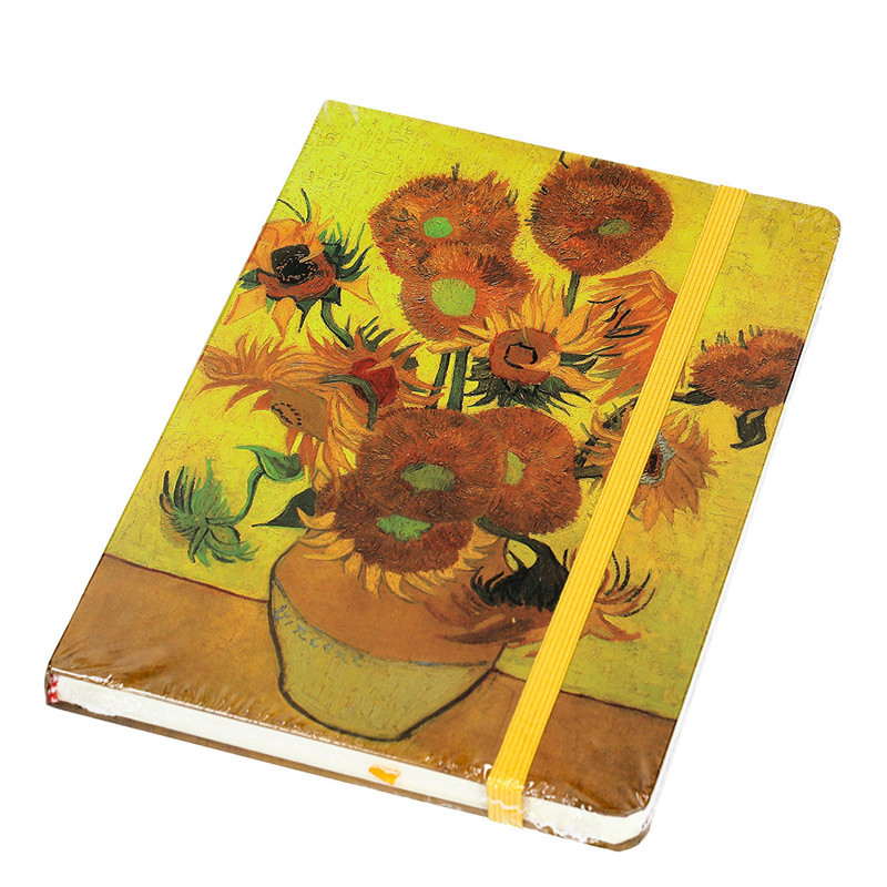 Блокнот Ван Гога Соняшники, 14,5x21,5см, фото 1
