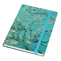 Блокнот Ван Гог Квітучі гілки мигдалю, 14,5x21,5см (021-5009)
