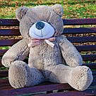 Плюшеві ведмеді: Плюшеве ведмежа 1 метр (100 см), Капучино, фото 2