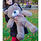 Плюшеві ведмеді: Плюшеве ведмежа 1 метр (100 см), Капучино, фото 3