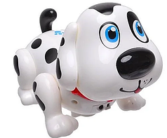 Інтерактивна іграшка собачка HLV Лаккі 7110 Вlack / White (N015242)