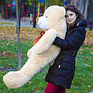 Плюшеві ведмеді Плюшевий ведмедик 1 МЕТР, Рожевий, фото 2