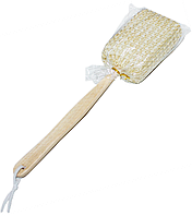Масажна щітка для сухого масажу тіла дерев'яна