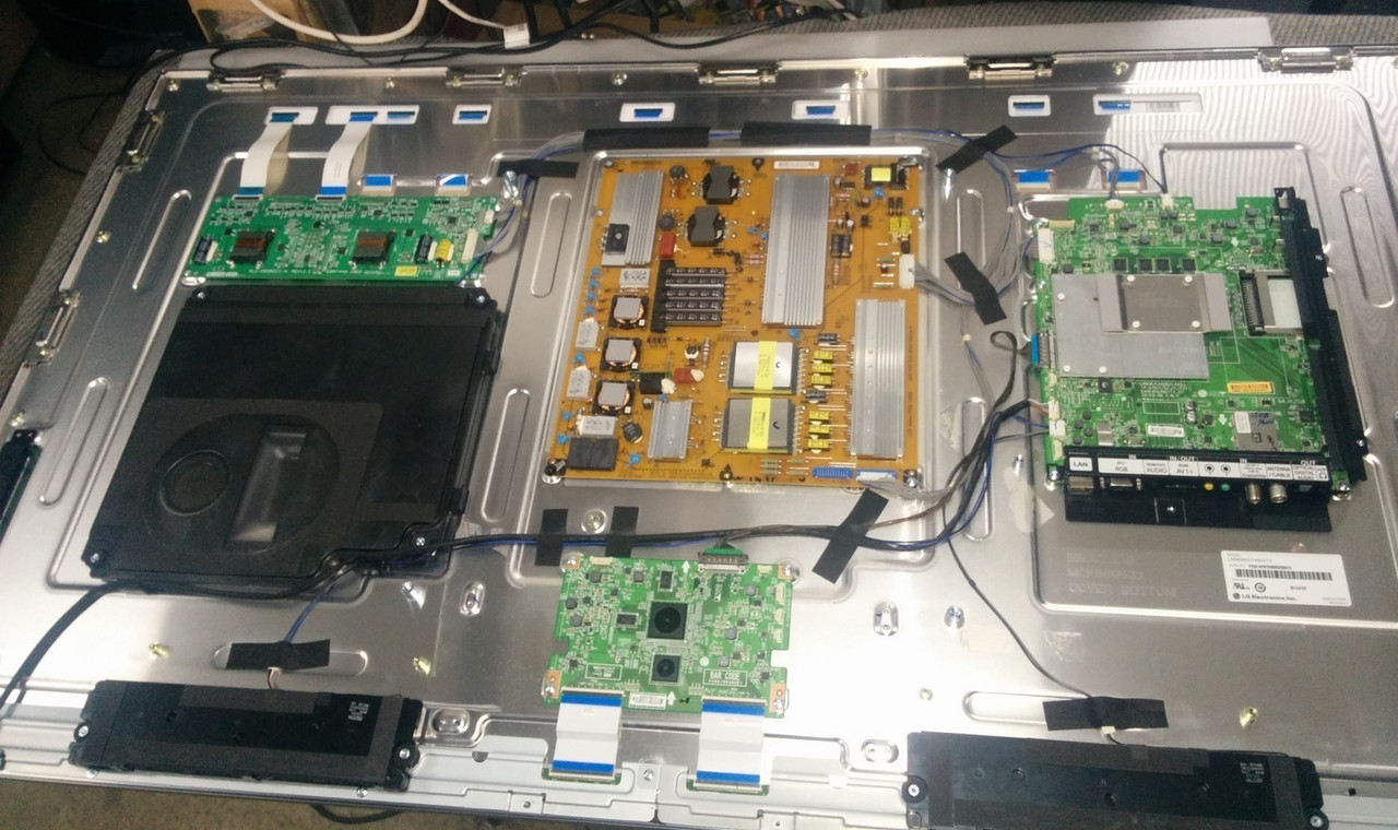 Запчастини до телевізора LG 55LM960V ( Блок живлення EAX62876001/8, t-con EAX64507502, Driver KLE-D550ZCI-A)