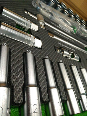 Набір інструменту в ложементі 1/2" 39ед. (тип С) TOPTUL GEC3901, фото 1