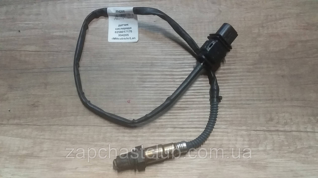 Лямбда-зонд, датчик кисню до каталізатора 0258017176 994205 Lancer X Mitsubishi, фото 1