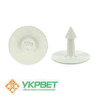 Бірка вушна кругла, безномерна