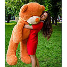 Плюшеві ведмеді Плюшевий ведмедик 1 МЕТР, Рожевий, фото 2