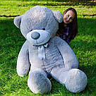 Плюшеві ведмеді Плюшевий ведмедик 1 МЕТР, Рожевий, фото 3