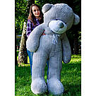 Плюшеві ведмеді Плюшевий ведмедик 1 МЕТР, Рожевий, фото 2