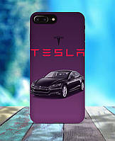 Чехол для iPhone 7 8 SE TESLA Model S