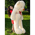 Плюшеві ведмеді Плюшевий ведмедик 1 МЕТР, Рожевий, фото 4