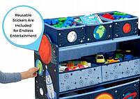 Комод ящик органайзер для дитячих іграшок Delta космос, фото 6