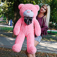 Плюшевые медведи: Плюшевый медвежонок Нестор 1,2 метра (120 см), Розовый