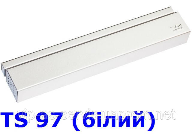Доводчик Dorma TS 97 со скользящей тягой (белый)