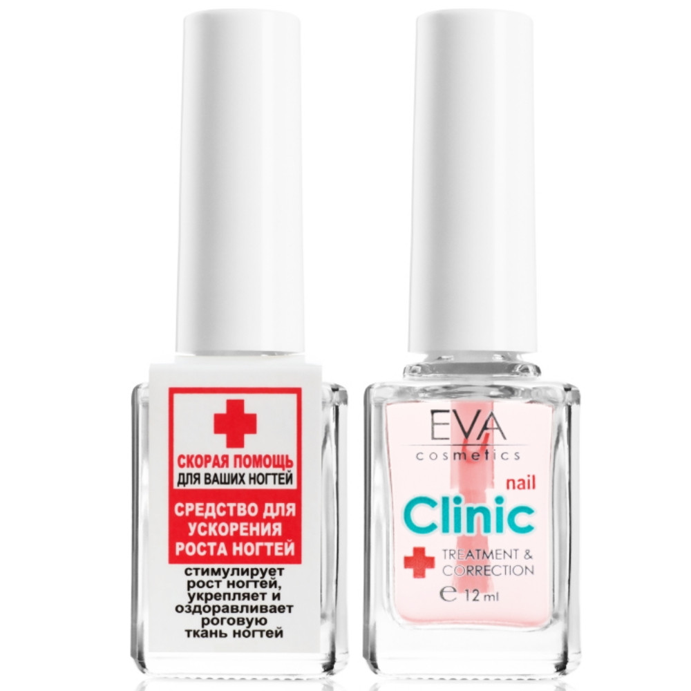 Засіб для прискорення росту нігтів Eva Cosmetics Clinic Nail 12 мл (01011901503), фото 1