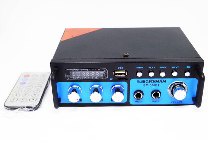 Усилитель звука BM AUDIO Bluetooth BM-600BT USB SD FM радио MP3 ...
