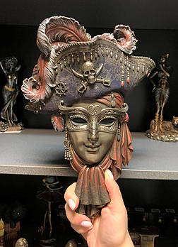 Венеціанська маска настінна Пірат Veronese WS-324
