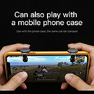 Ігрові тригери для телефону BASEUS Red-Dot 2шт кнопка прицілювання вогню контролер (чорний), фото 5