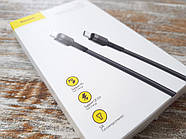 Кабель Type-C на Type-C Baseus 3А 60W для швидкої зарядки Тайп-С на Тайп-С 1м (чорний), фото 7