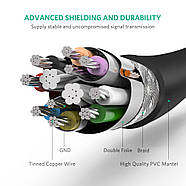 Кабель-подовжувач USB 3.0 тато-мама AM-AF 5Gb/s Ugreen 3м (чорний) US129, фото 4