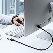 Кабель-подовжувач USB 3.0 тато-мама AM-AF 5Gb/s Ugreen 3м (чорний) US129, фото 7