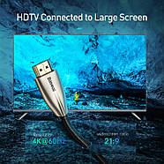 Кабель HDMI 2.0 Baseus 4K 60Гц шнур для тв монітора HDMI Male To 4K HDMI Male Horizontal 5м, фото 5