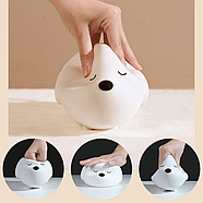 Нічник BASEUS RGB Cute Series Doggie Silicone Light (білий), фото 3