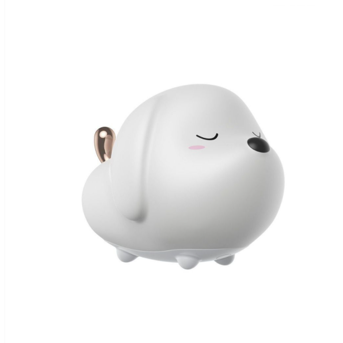 Нічник BASEUS RGB Cute Series Doggie Silicone Light (білий)