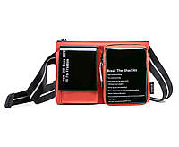 Спортивная сумочка через плечо Super5 XB00118, с двумя карманами, из водоотталкивающей ткани, 2л Оранжевый