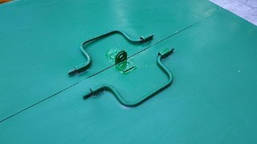 Бак металевий з кришкою та колесами V-750 л, жовтий, фото 5