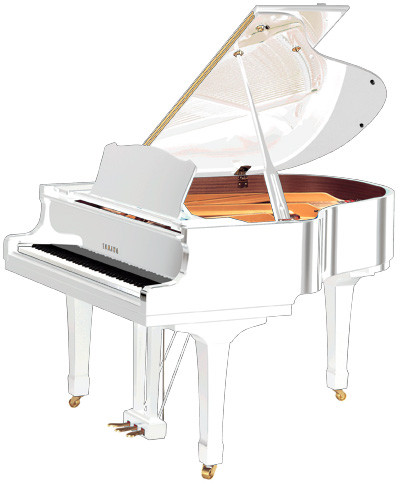 Акустичний рояль YAMAHA С1 (Polished White)