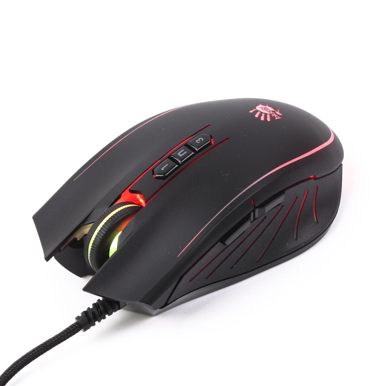 Ігрова миша A4Tech P81s Bloody, USB, Optical, 8000dpi, RGB, Starlight
