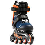 Ролики для хлопчика Rollerblade Microblade Midnight Blue 2023, фото 3