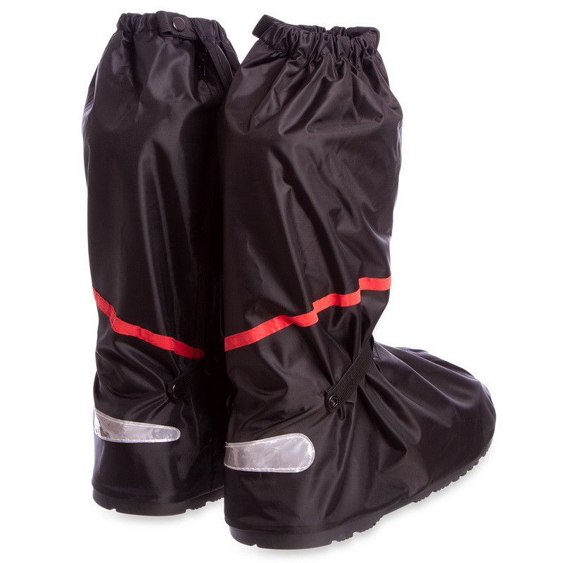 Мотобахіли дощові H-601 (PVC, р-р L-XXL 30-33 см, чорний), фото 1