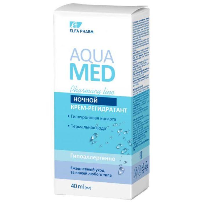Нічний крем-регідрант 40 мл, Elfa Pharm Aqua Med