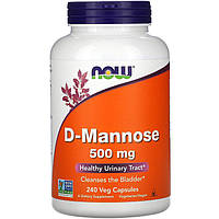 D-манноза NOW Foods "D-Mannose" 500 мг (240 таблеток)