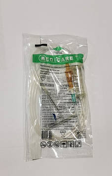 Система для переливання інфузійних розчинів Medicare з металевою голкою