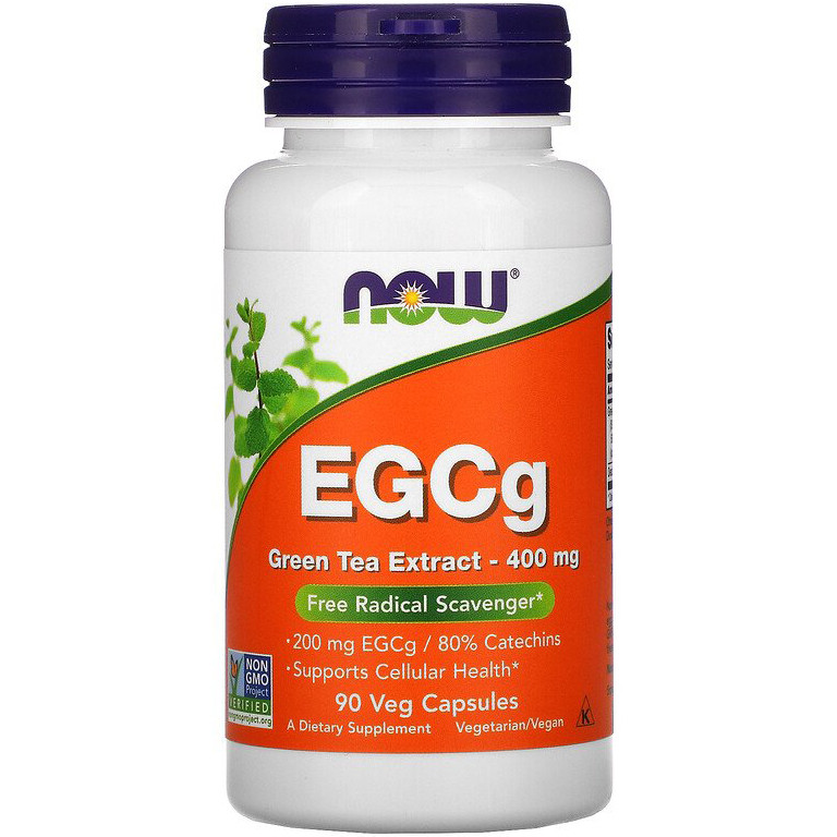 Екстракт зеленого чаю NOW Foods "EGCg" 400 мг (90 капсул)