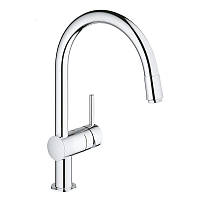 Змішувач для кухні з висувним виливом Grohe Minta 32918000