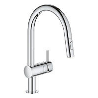 Змішувач для кухні з висувним виливом Grohe Minta 30348001