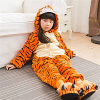 Детский Костюм Кигуруми, Пижама кингуруми Тигр для детей на взрослых детские пижамы кенгуруми взрослый 120