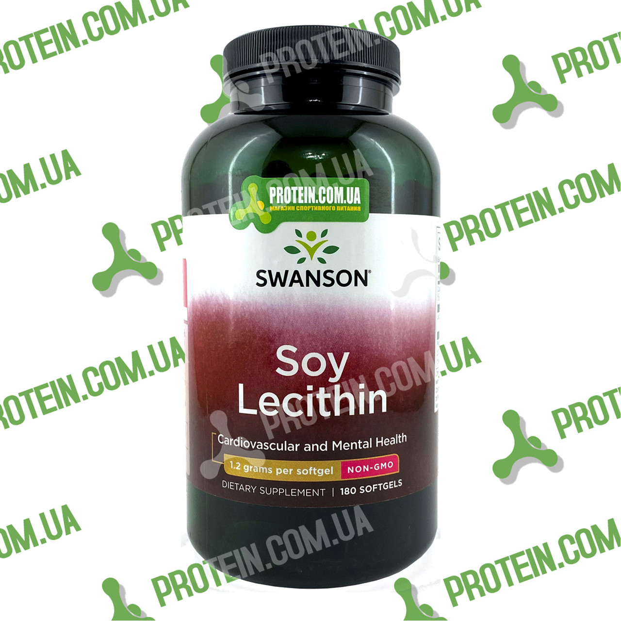USA ORIGINAL!!! Соєвий Лецитин Swanson Soy Lecithin 1200 мг 180 капс