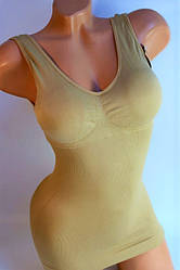 Майка стягувальна Blue Rose з вкладками G (46-48) бежева (0420)