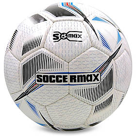 М'яч футбольний SP-Spor SOCCERMAX FIFA EN-10 No5 PU білий-чорний