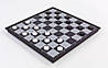 Шахи, шашки, нарди 3 в 1 дорожні пластикові магнітні SC59810 (р-р дошки 36см x 36см), фото 5