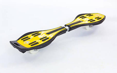 Роллерсерф двоколісний (RipStik, Рипстик, Вейвборд) SK-02 (алюміній, PU светящ., 34', 6902Z, кольори в, фото 2