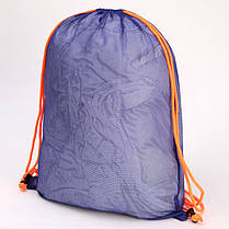 Рюкзак-мішок SPEEDO 807407C267 EQUIPMENT MESH BAG (поліестер, р-р 68х49см, синій-оранжевий), фото 2